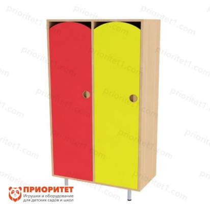 Шкаф 2-секционный малый (цветной)