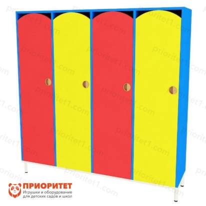 Шкаф 4-секционный (цветной)