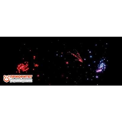 Напольный ковер «Звездное небо» без пу (120 точек) общий вид