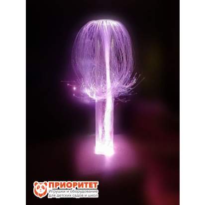 Световая каскадирующая трубка искристый фонтан розового цвета