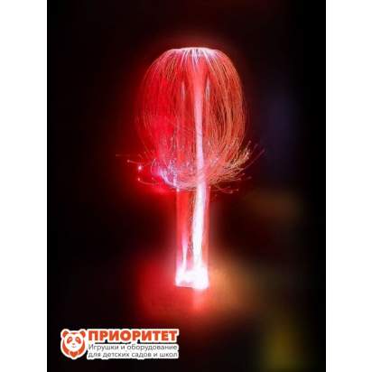 Световая каскадирующая трубка искристый фонтан красного цвета