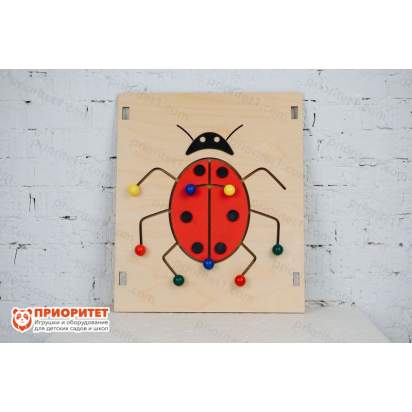 Тактильно-развивающая панель «Бабочка-коробочка»_1