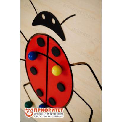 Тактильно-развивающая панель «Бабочка-коробочка»_8