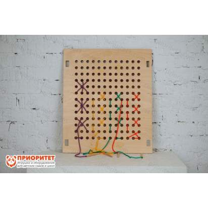 Тактильно-развивающая панель «Полезная вышивка»_7
