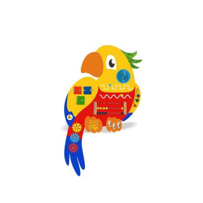 Бизиборд «Смешной попугай»