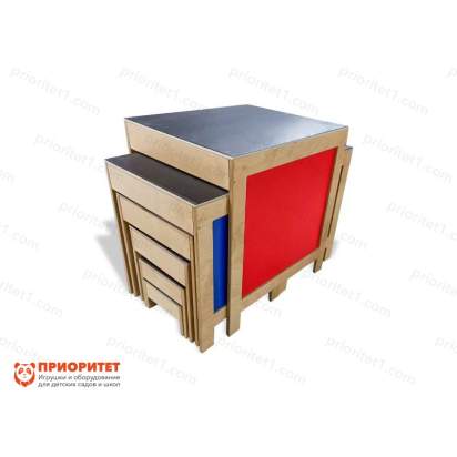 Детские табуреты для активной терапии «Для спорта и учёбы» (11 штук) собранный вид