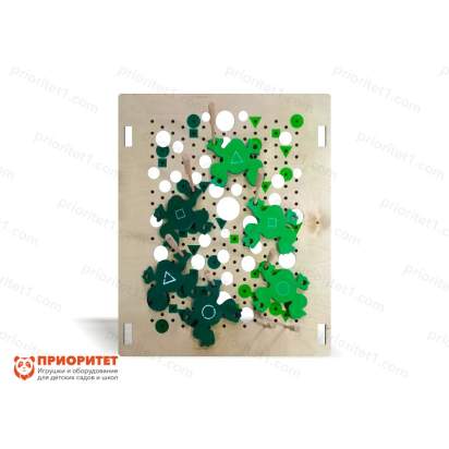 Тактильно-развивающая панель «Задорные лягушки»