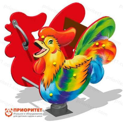 Качалка на пружине Петушок для детской площадки