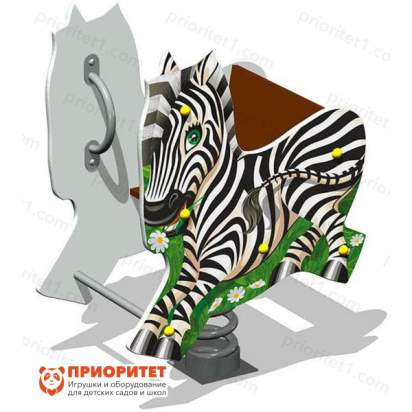 Качалка на пружине Зебра для детской площадки