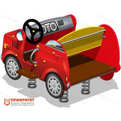 Качалка на пружине Кабриолет для детской площадки сзади