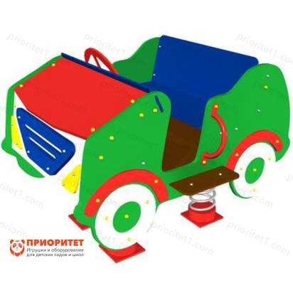 Качалка на четырех пружинах Кабриолет для детской площадки