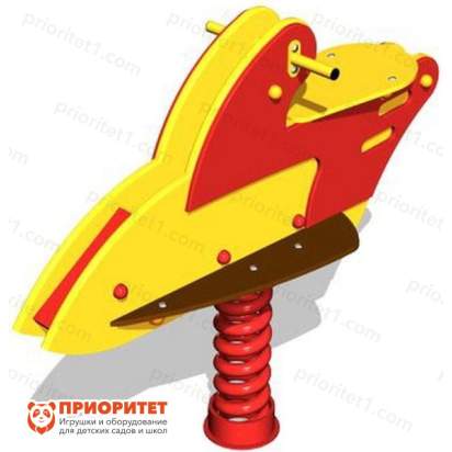 Качалка на пружине Быстрый скутер для детской площадки