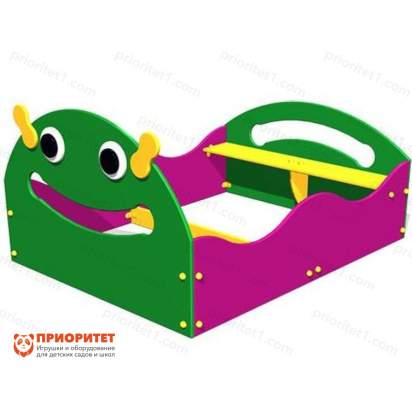 Детская песочница Гусеничка для игровой площадки