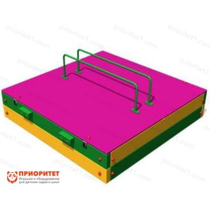 Песочница с откидной крышкой для детской площадки