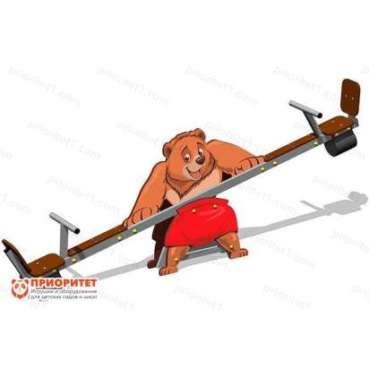 Качалка-балансир Мишка для детской площадки