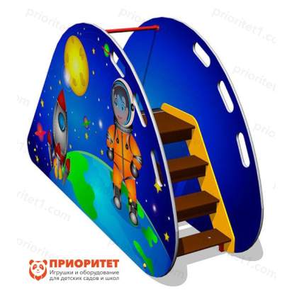 Детская горка Космос для игровых площадок сзади