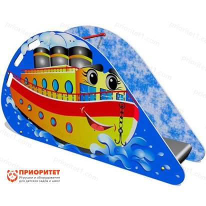 Детская горка Пароходик для детской площадки