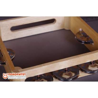 Тамбурин (бубен) из массива березы, D - 20 см. Мастерская Сереброва, РЗ-ТБ-03 2