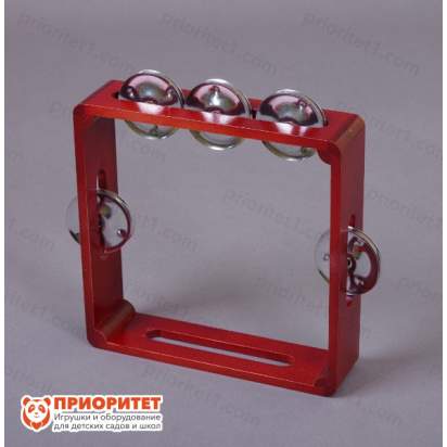 Тамбурин (бубен) из массива березы тонированный РЗ-ТБ-06