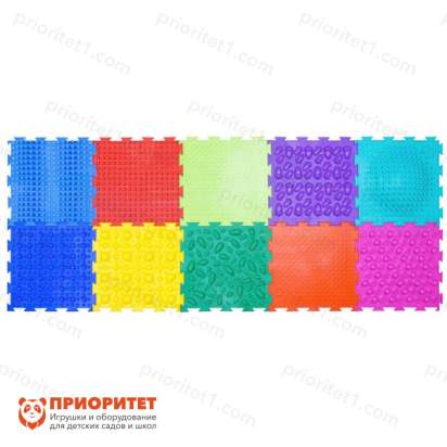 Детские ортопедические модульные коврики Ортодон набор 10 - «Ассорти» 2