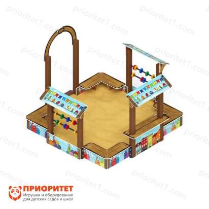 Песочный дворик Теремок (Коты) для детской площадки 4