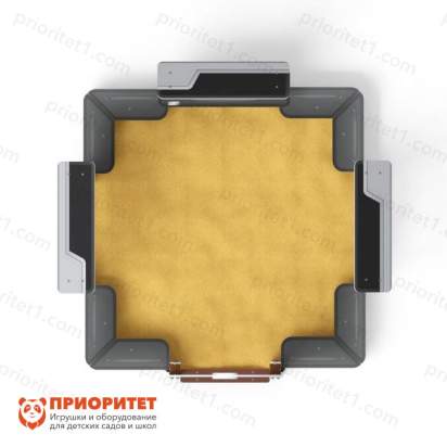 Песочный дворик Теремок (техно) для детской площадки сверху