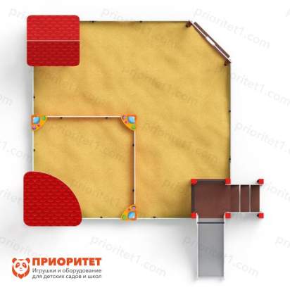 Песочный дворик С горкой (Ракушки) 2