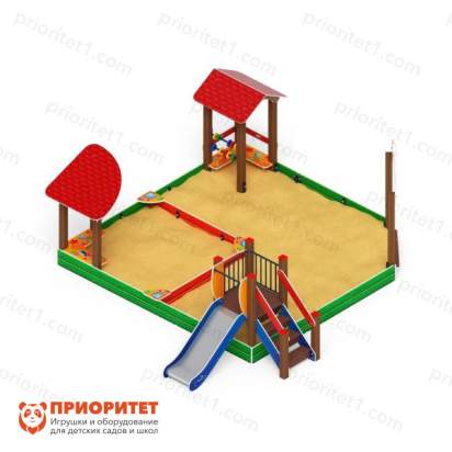 Песочный дворик С горкой (Ракушки) 4