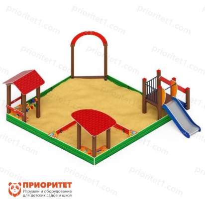 Песочный дворик С горкой (Ракушки) 6