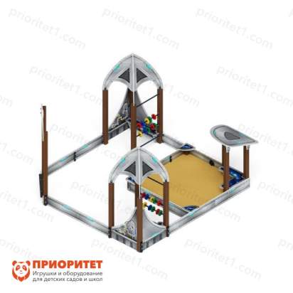 Песочный дворик Космопорт (серый) для детской площадки 4