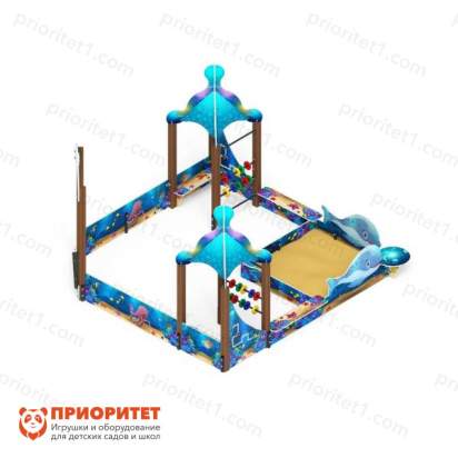 Песочный дворик Морской для детской площадки 2
