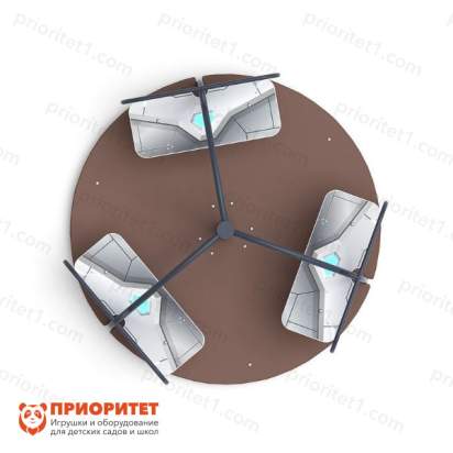 Карусель «Солнышко» (Техно) для детской площадки сверху