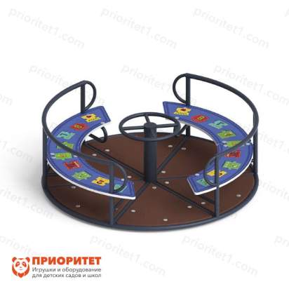 Карусель с рулем (Арифметика) для детской площадки