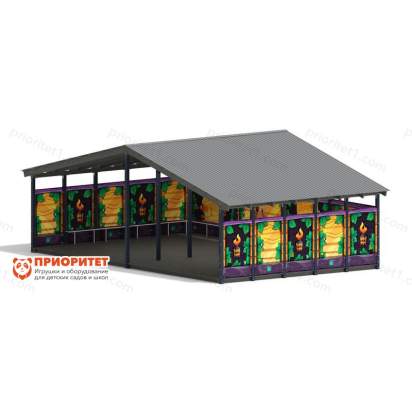 Теневой навес «Волшебный Город» №2 для детского сада 3