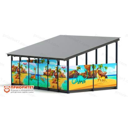 Теневой навес «Дино» №3 для детского сада 2