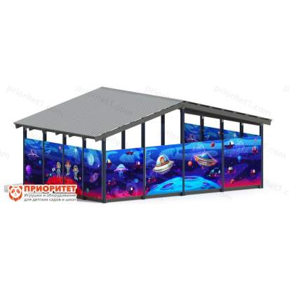 Теневой навес «Космос» №1 для детского сада 3