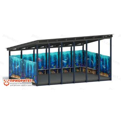 Теневой навес «Морской» №3 для детского сада