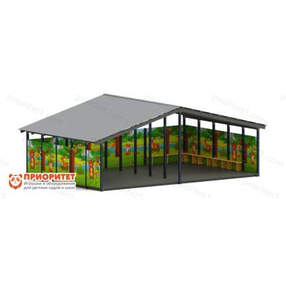 Теневой навес «Полянка» №2 для детского сада