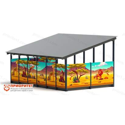 Теневой навес «Сафари» №3 для детского сада 2