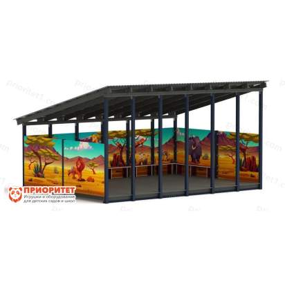 Теневой навес «Сафари» №3 для детского сада