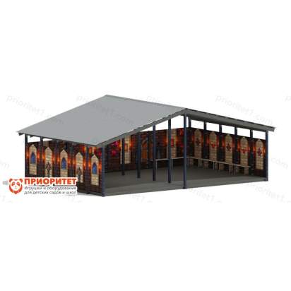 Теневой навес «Средневековый» №2 для детского сада