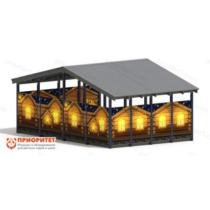 Теневой навес «Эко» №1 для детского сада 2