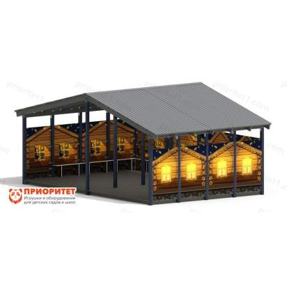 Теневой навес «Эко» №1 для детского сада 4