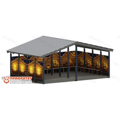 Теневой навес «Эко» №1 для детского сада