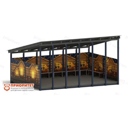 Теневой навес «Эко» №3 для детского сада