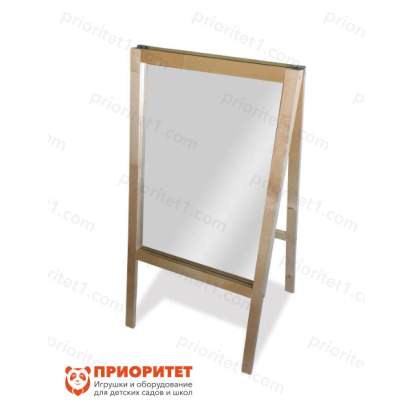 Мольберт напольный с зеркалом «Креативный взгляд» вид спереди