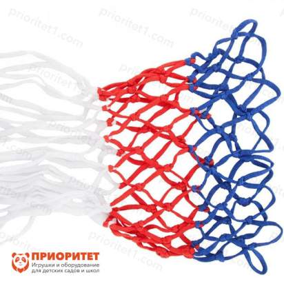 Сетка баскетбольная Триколор игровая 3,1 мм