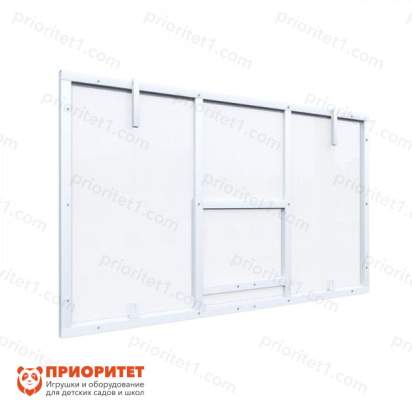 Щит баскетбольный игровой на раме (оргстекло), цвет разметки белый