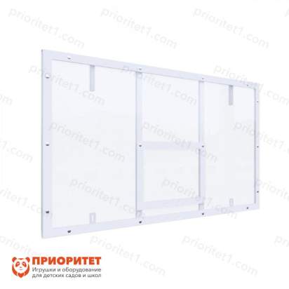 Щит баскетбольный игровой на раме (поликарбонат), цвет разметки белый 3