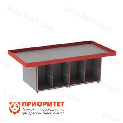 stol-dlya-sorevnovanij-i-zanyatij-po-robototehnike-na-kolyosah-s-otkrytymi-yachejkami-standart-sero-krasnyj-1